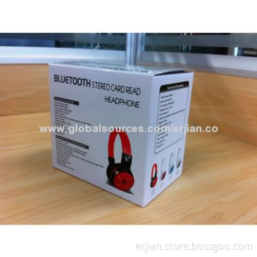 Newest Stereo Headband Earphone for iPod/iPhone/iPad, Supports Bluetooth/MicroSD Card/FM Radio